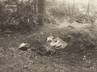 Emmy Obermeyer, Tea Island, lac George