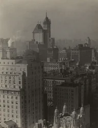 De la chambre 3003 - Vue vers le nord-ouest - Hôtel Shelton, New York