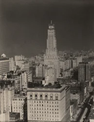 Vue vers le nord depuis la chambre 3003, Shelton Hotel, New York