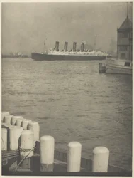 En partance, le Mauretania
