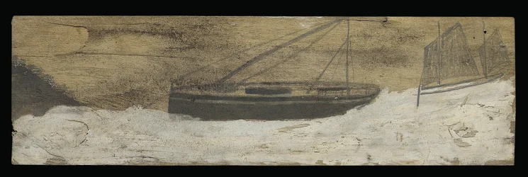 Bateaux sur une Eau Agitée
