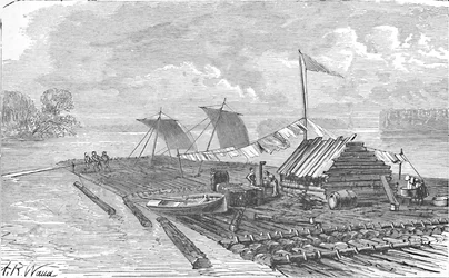 Le Radeau, 1883