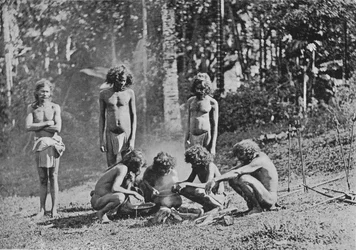 Veddahs ou Hommes sauvages, vers 1890, 1910