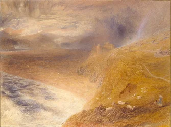 Château de Harlech, 1857
