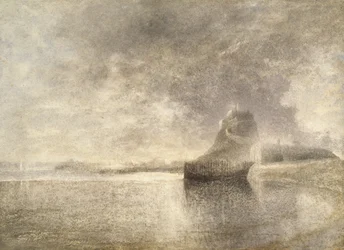 Château de Holy Island, Northumbria, vers 1882-3