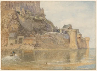 Les remparts, Mont St. Michel, France