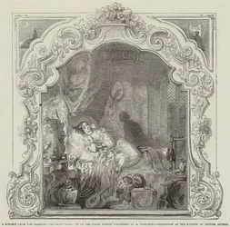 Un sujet du Palais Endormi, Approche du Prince Féerique, Exposition de la Société des Artistes Britanniques