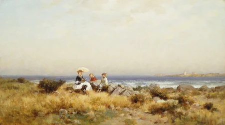 Lecture au bord de la mer