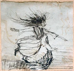 La Sorcière, vers 1830-1857