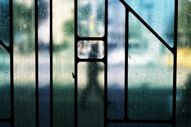 Vue de Glass Street sous la pluie