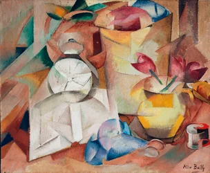 Nature morte au réveil-matin