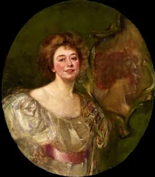 Autoportrait reflété dans un miroir, 1896