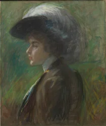 Le chapeau à plumes