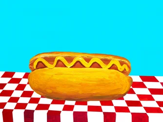 Pique-nique classique aux hot-dogs