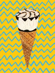 Une délicieuse glace estivale