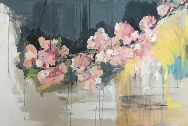Abstrait floral rose