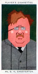 GK Chesterton, poète, romancier et critique britannique, 1926