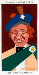 Sir Harry Lauder, comédien écossais, 1926