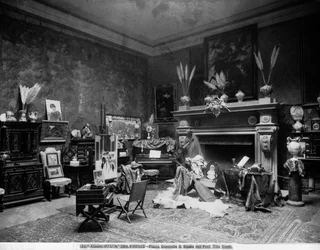 Atelier du peintre Tito Conti à Florence, Piazza Donatello