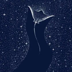 Cosmic Manta Ray