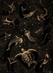 Galaxie de la vie marine