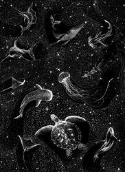 Les animaux marins sous les étoiles