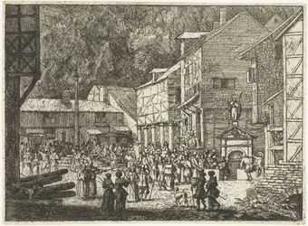 Vue de Spa avec une source d