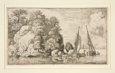 Les deux bateaux sur la rivière