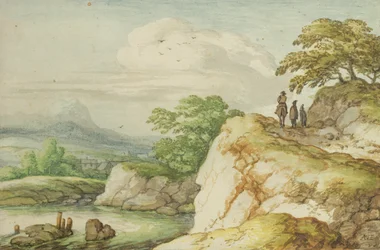Randonneurs dans les Highlands, c.1655