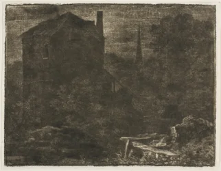 Paysage dans le style sombre