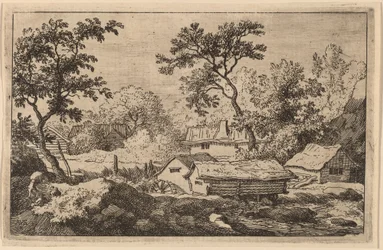 Moulin sous une cascade