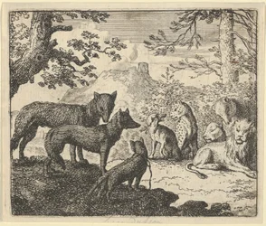Les parents de Renard demandent à se retirer de la cour, 1650-75