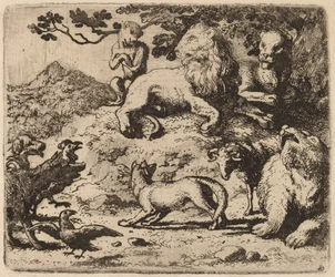 Les ennemis de Renard sont consternés, probablement vers 1645-1656