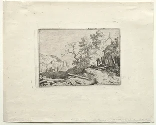La cabane avec la clôture rustique