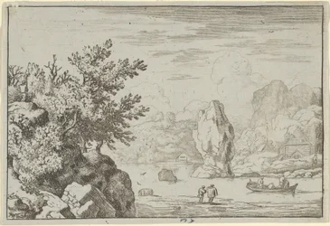 Le Rocher au milieu de la rivière, 17ème siècle