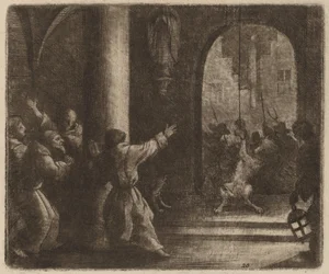 Le loup et la cloche du couvent, probablement c. 1645-1656