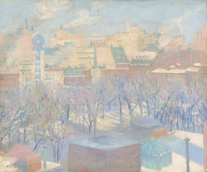 Madison Square, neige, 1904