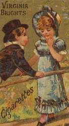 De la série Filles et Enfants N64 promouvant les cigarettes Virginia Brights pour Allen &...