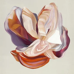 Flux floral abstrait
