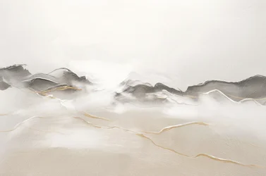 Paysage doré (abstrait)