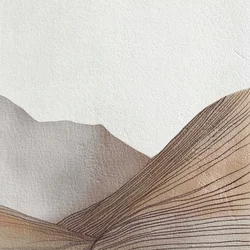 Lignes de montagne abstraites