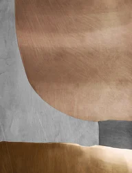 Formes en cuivre brossé
