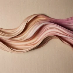 Une vague de couleurs fluides