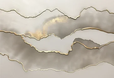 Couches fluides dorées