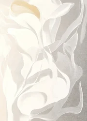Des formes gracieuses en blanc