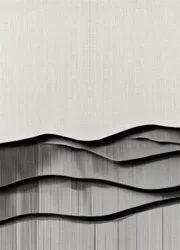 Paysage ondulé minimaliste