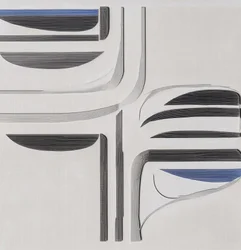 Flux bleu-gris moderne