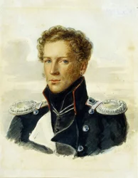 Sergey Lanskoy (1789-1832), officier des chevaliers de la garde