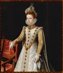 Infante Isabella Clara Eugenia, fille ... (peinture sur toile)
