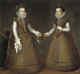Les enfants Isabel Clara Eugenia et Catalina Micaela